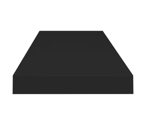 Pakabinamos Lentynos, 2Vnt., Juodos, 80X23,5X3,8cm Mdf Pakabinamos Lentynos, 2Vnt., Juodos, 80X23,5X3,8cm Mdf