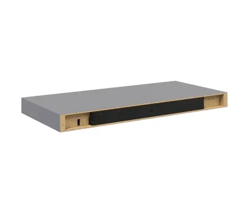Seinariiulid, 2 Tk, Hall, 50 X 23 X 3,8 Cm Mdf