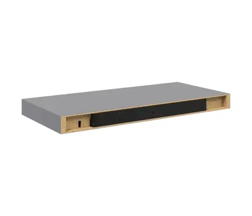 Seinariiulid, 4 Tk, Hall, 50 X 23 X 3,8 Cm Mdf
