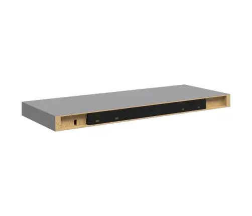 Seinariiulid, 4 Tk, Hall, 60 X 23,5 X 3,8 Cm Mdf