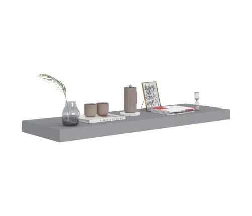 Sienas Plaukti, 4 Gab., Pelēki, 80X23,5X3,8 Cm, Mdf Vidaxl Sienas Plaukti, 4 Gab., Pelēki, 80X23,5X3,8 Cm, Mdf Vidaxl