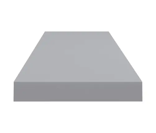 Sienas Plaukti, 2 Gab., Pelēki, 90X23,5X3,8 Cm, Mdf Vidaxl