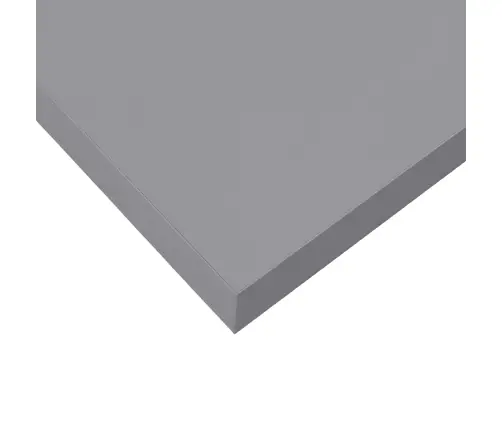 Sienas Plaukti, 4 Gab., Pelēki, 90X23,5X3,8 Cm, Mdf Vidaxl