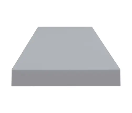 Sienas Plaukti, 4 Gab., Pelēki, 90X23,5X3,8 Cm, Mdf Vidaxl