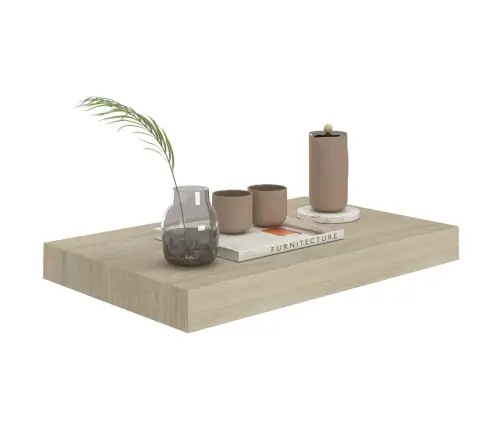 Seinariiulid, 2 Tk, Tammevärvi, 40 X 23 X 3,8 Cm Mdf