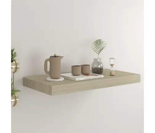 Pakabinama Sieninė Lentyna, Ąžuolo Spalvos, 50X23X3,8cm Mdf