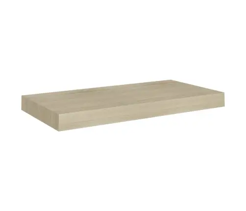 Sienas Plaukti, 4 Gab., Ozolkoka Krāsā, 50X23X3,8 Cm, Mdf Vidaxl