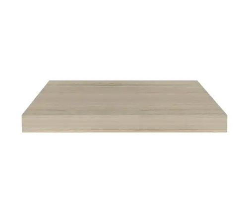 Sienas Plaukti, 4 Gab., Ozolkoka Krāsā, 50X23X3,8 Cm, Mdf Vidaxl