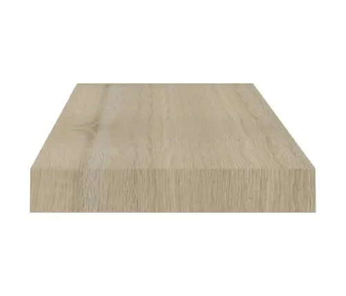 Sienas Plaukti, 4 Gab., Ozolkoka Krāsā, 50X23X3,8 Cm, Mdf Vidaxl