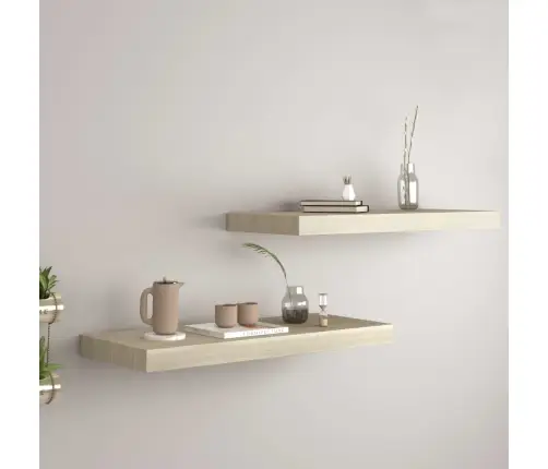 Seinariiulid, 2 Tk, Tammevärvi, 60 X 23,5 X 3,8 Cm Mdf