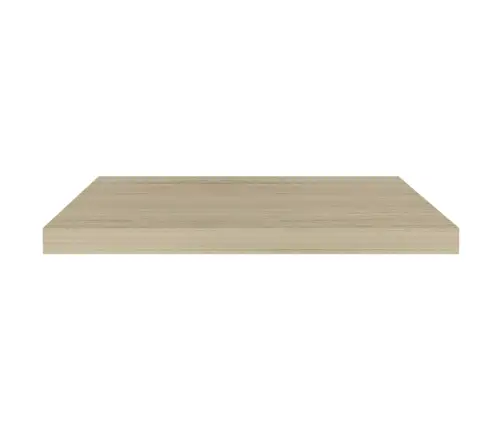 Pakabinamos Lentynos, 4Vnt., Ąžuolo, 60X23,5X3,8cm Mdf