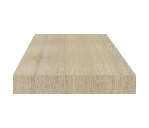 Pakabinamos Lentynos, 4Vnt., Ąžuolo, 60X23,5X3,8cm Mdf
