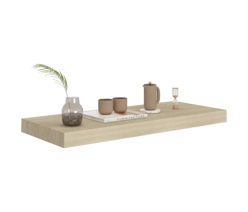 Seinariiulid, 4 Tk, Tammevärvi, 60 X 23,5 X 3,8 Cm Mdf