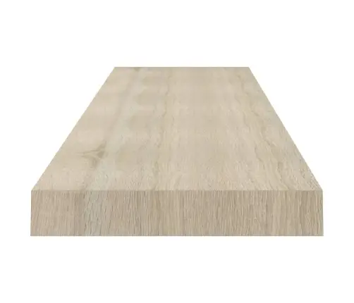 Sienas Plaukts, Ozolkoka Krāsā, 120X23,5X3,8 Cm, Mdf Vidaxl