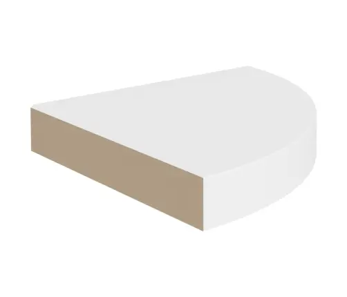 Nurgariiul, Valge, 25 X 25 X 3,8 Cm Mdf