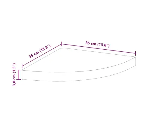 Nurgariiulid, 4 Tk, Valge, 35 X 35 X 3,8 Cm Mdf