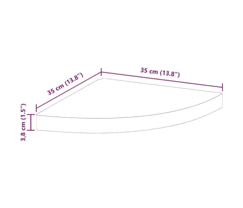 Stūra Sienas Plaukti, 2 Gab., Melni, 35X35X3,8 Cm, Mdf Vidaxl