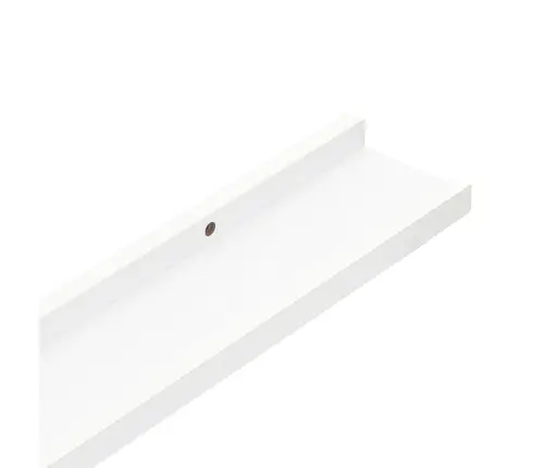 Pildiraami Seinariiulid 2 Tk, Valge, 40 X 9 X 3 Cm Mdf