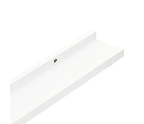 Lentynos Nuotraukų Rėmeliams, 2Vnt., Baltos, 60X9X3cm Mdf