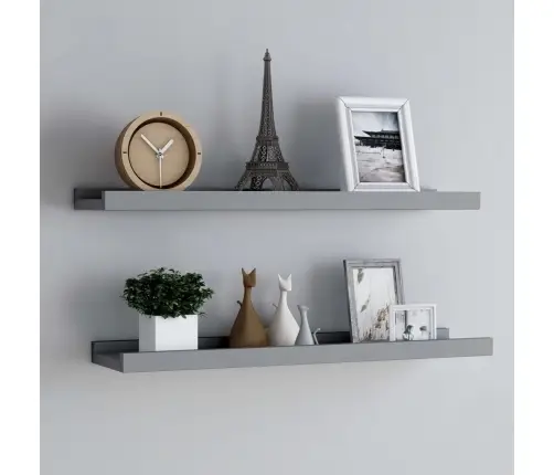 Pildiraami Seinariiulid 2 Tk, Hall, 80 X 9 X 3 Cm Mdf