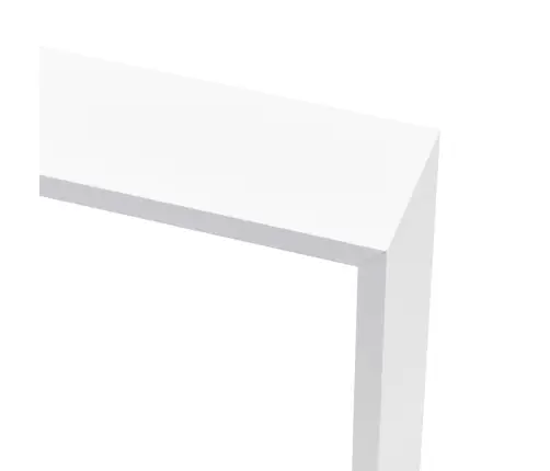 Sieninės Lentynos, 3Vnt., Baltos Spalvos, Mdf, Kubo Formos