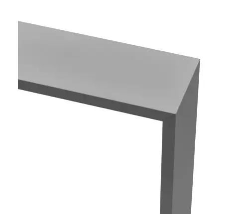 Sieninės Lentynos, 3Vnt., Pilkos Spalvos, Mdf, Kubo Formos