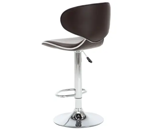 Bāra Krēsli, 2 Gab., Brūna Mākslīgā Āda Vidaxl