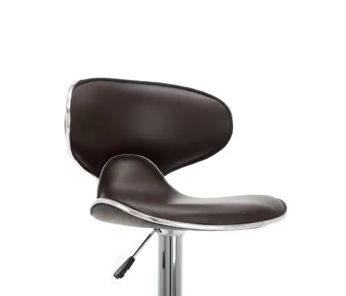 Bāra Krēsli, 2 Gab., Brūna Mākslīgā Āda Vidaxl