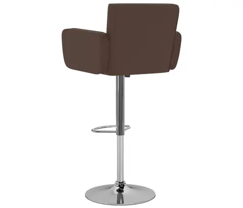 Bāra Krēsli, 2 Gab., Brūna Mākslīgā Āda Vidaxl