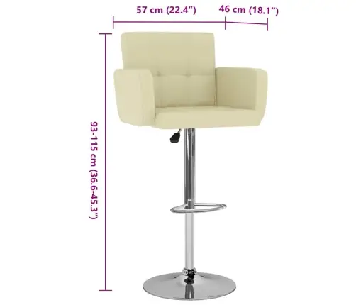 Baaripukid 2 Tk, Kreemjasvalge, Kunstnahk