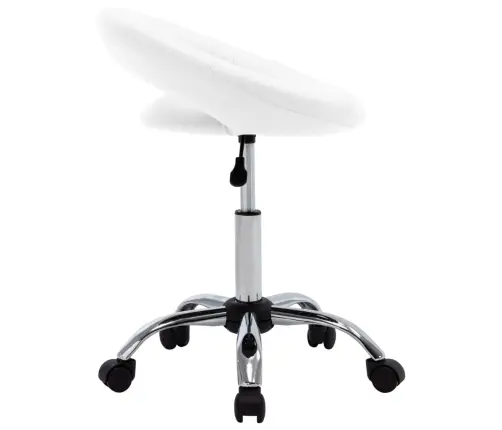 Grozāms Darba Krēsls, Balta Mākslīgā Āda Vidaxl