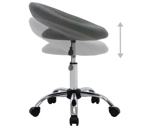 Ratastega Töötool, Hall, Kunstnahk