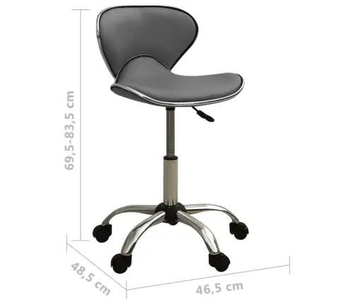 Spa Salono Kėdė, Pilkos Spalvos, Dirbtinė Oda