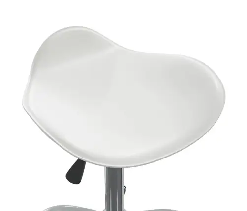 Spa Salono Taburetė, Baltos Spalvos, Dirbtinė Oda