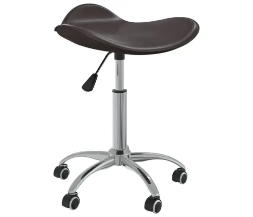 Spa Salono Taburetė, Rudos Spalvos, Dirbtinė Oda