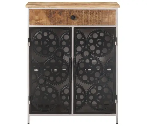 Kumode, 60X35X75 Cm, Neapstrādāts Mango Koks, Dzelzs Vidaxl