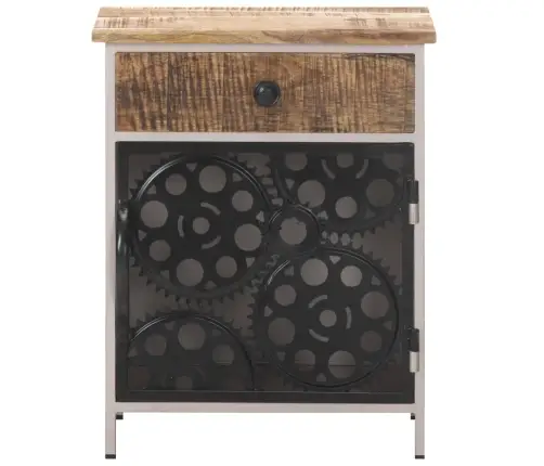 Öökapp, 40 X 30 X 50 cm Töötlemata Mangopuit Öökapp, 40 X 30 X 50 cm Töötlemata Mangopuit