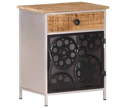 Öökapp, 40 X 30 X 50 cm Töötlemata Mangopuit Öökapp, 40 X 30 X 50 cm Töötlemata Mangopuit