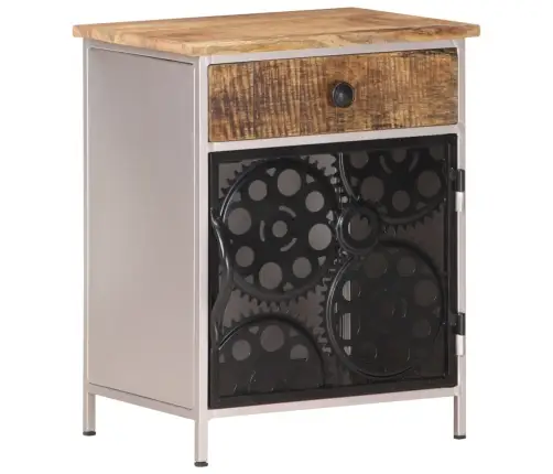 Öökapp, 40 X 30 X 50 cm Töötlemata Mangopuit Öökapp, 40 X 30 X 50 cm Töötlemata Mangopuit