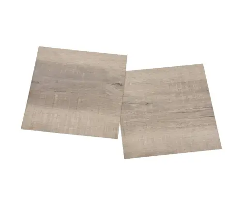 Grīdas Flīzes, 55 Gb., Pašlīmējošas, 5,11 M², Pvc, Pelēkbrūnas Vidaxl