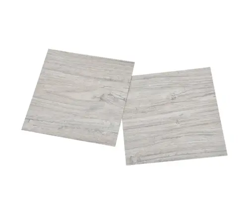 Grīdas Flīzes, 55 Gab., Pašlīmējošas, 5,11 M², Pvc, Pelēkas Vidaxl