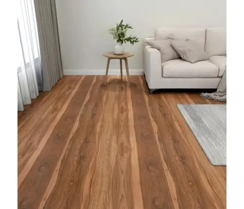 Grīdas Flīzes, 55 Gab., Pašlīmējošas, 5,11 M², Pvc, Brūnas Vidaxl