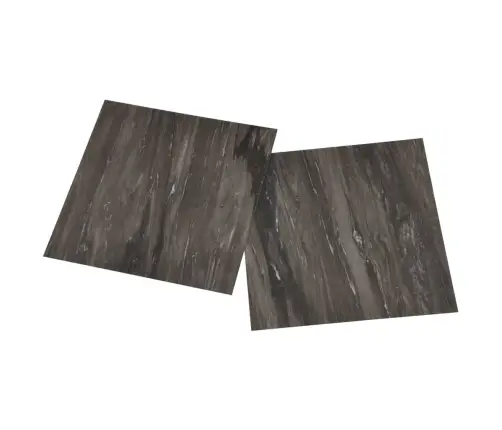 Grīdas Flīzes, 55 Gab., Pašlīmējošas, 5,11 M², Pvc, Pelēkas Vidaxl