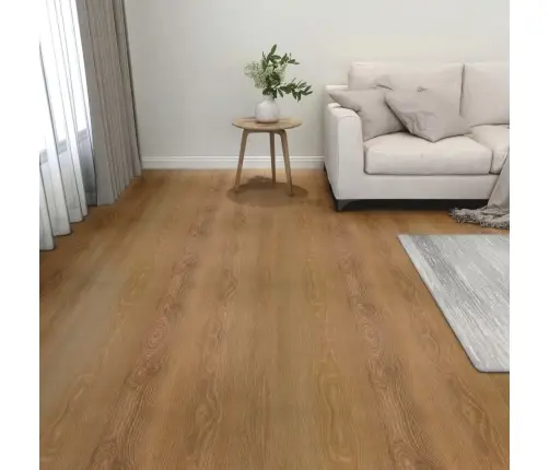 Grindų Plokštės, 55Vnt., Rudos, 5,11M², Pvc, Prilimpančios