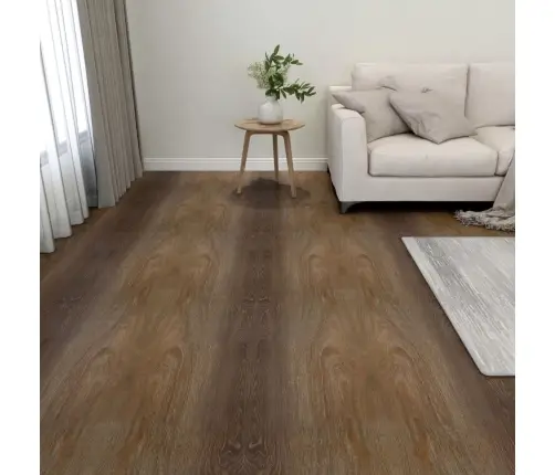 Grīdas Flīzes, 55 Gab., Pašlīmējošas, 5,11 M², Pvc, Brūnas Vidaxl