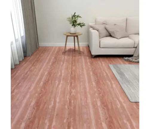 Grīdas Flīzes, 55 Gab., Pašlīmējošas, 5,11 M², Pvc, Sarkanas Vidaxl