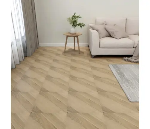 Iseliimuvad Põrandaplaadid 55 Tk, Pvc, 5,11 M² Triibuline Pruun