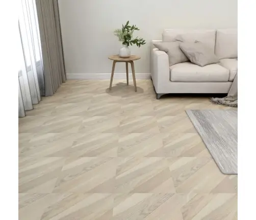 Grīdas Flīzes, 55 Gab., Pašlīmējošas, 5,11 M², Pvc, Bēšas Vidaxl