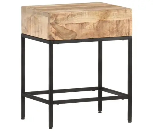 Galdiņš, 40X30X50 Cm, Neapstrādāts Mango Masīvkoks Vidaxl