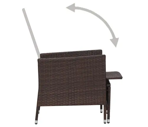 Aia Tugitool Allalastava Seljatoega, Patjadega Polürotang Pruun